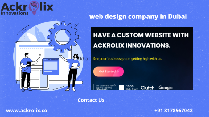 website design company in Dubai